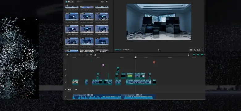 Moving-image editing process