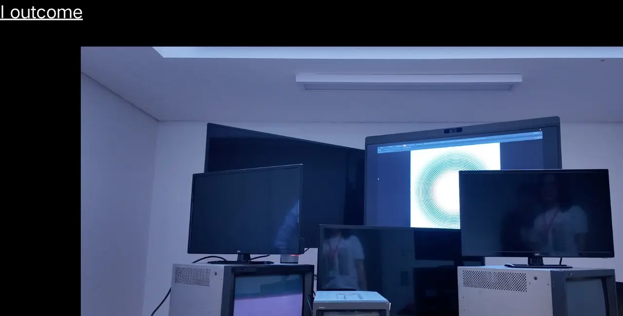 Final Flowing Identities multi-screen installation
