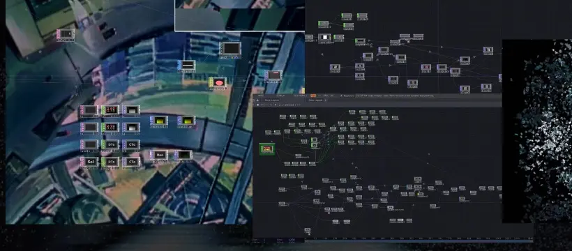 TouchDesigner experiments with flowing identity