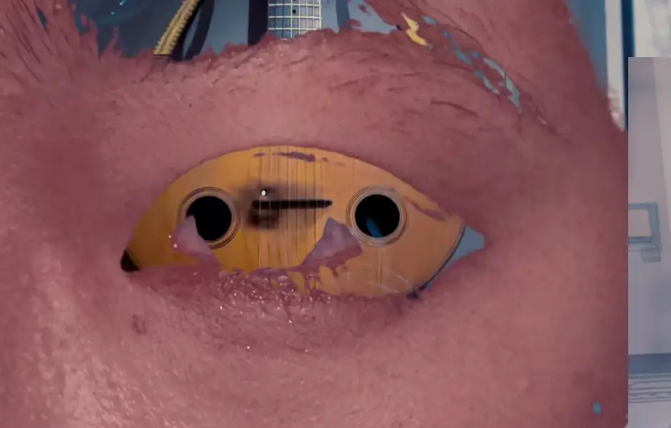 Eye and object layered into a memory image