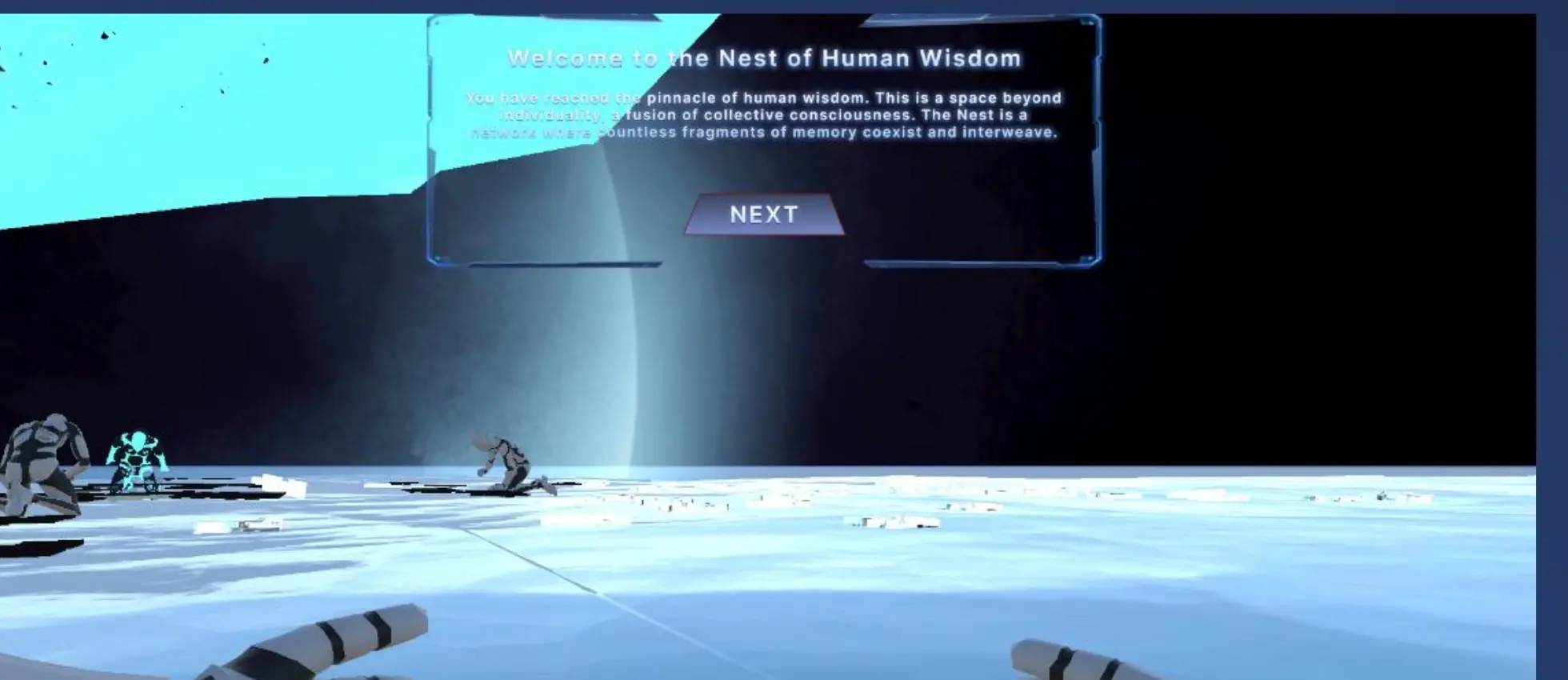 First-person arrival in The Nest